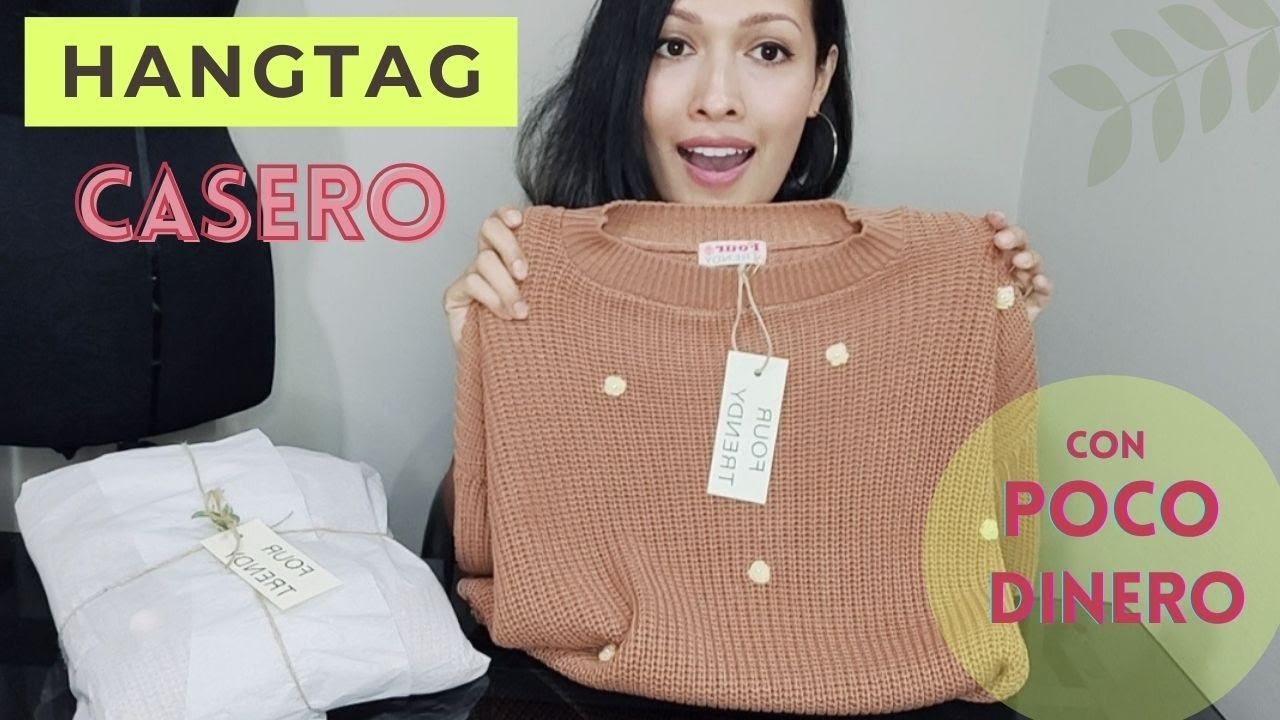 DIY Hangtag o etiquetas colgantes para tu marca de ropa con poco dinero