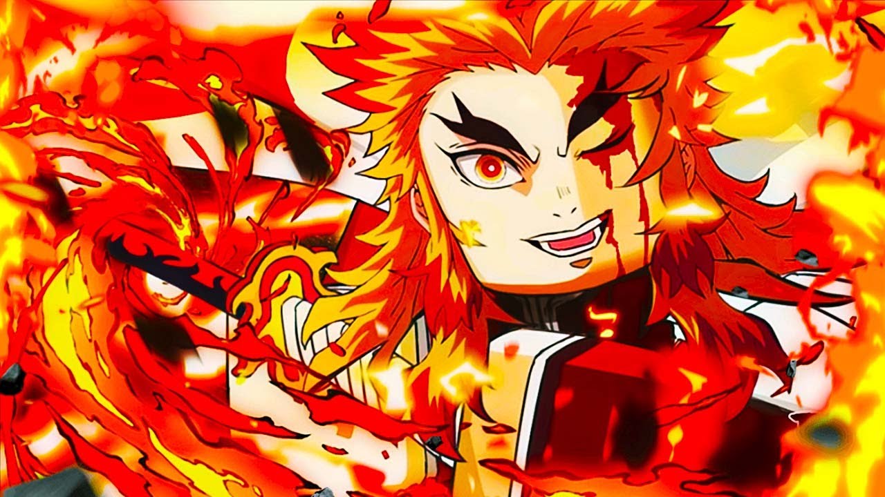 ME TORNEI O KYOJURO RENGOKU, HASHIRA DAS CHAMAS NO DEMON FALL EM APENAS UM VÍDEO!