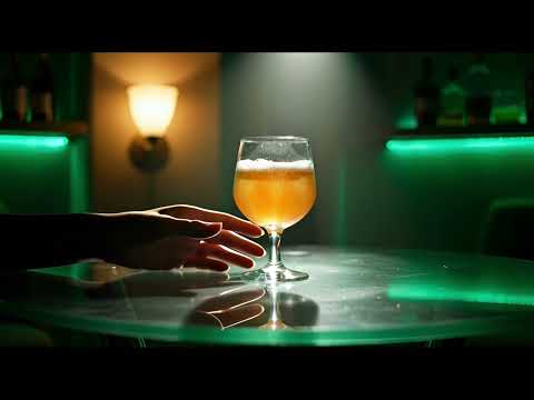 drinks on a bar table