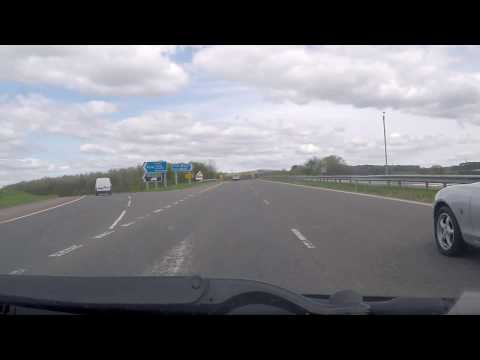 UK Motorways - A6 Lancaster onto M6 S J33 Lancaster S