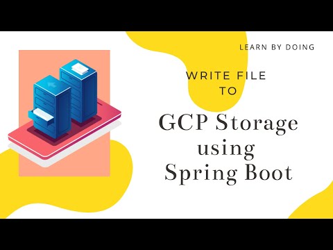 Write file to Google Cloud Storage with Spring Boot