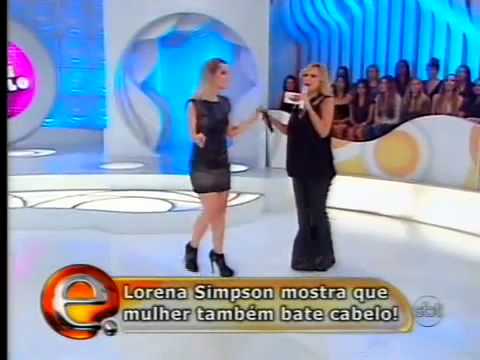 Bate Cabelo - Programa Eliana - 03/07/2011 - Lorena Simpson - Ingrid Di Biaggi - Mikaella Pitt