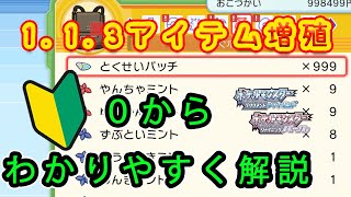 【ダイパリメイク】難民必見！1.1.3アイテム増殖、メニューバグを1から分かりやすく解説してみたらヤバすぎた………w