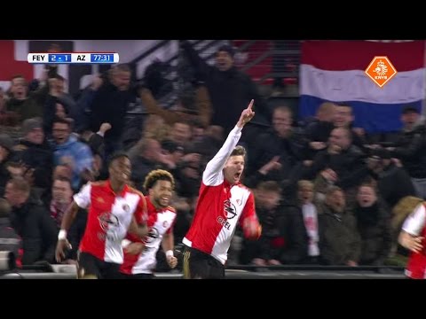 Highlights Feyenoord - AZ, KNVB beker 03.03.2016