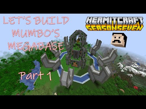Lets Build Mumbo Jumbo's Hermitcraft Season 7 Megabase (Tutorial series) - Part 1