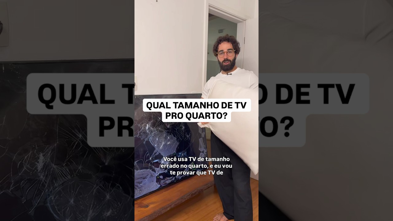 Pare de deixar tv de 40 polegadas no quarto