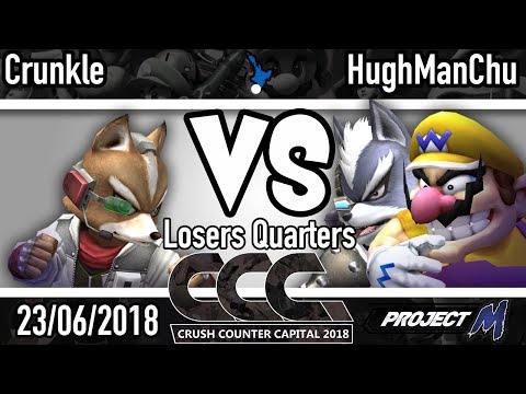 Crush Counter Capital: Crunkle (Fox) Vs. HughManChu (Wario, Wolf) - LQF Project M