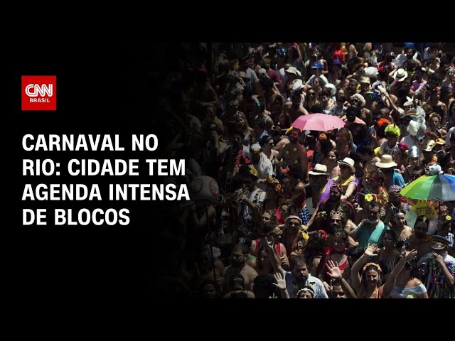 Rio de Janeiro encerra Carnaval com diversos trios pela capital | AGORA CNN