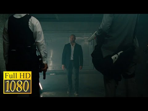 Jason Statham and the mercenaries get to the safe with the money / Safe (2012)