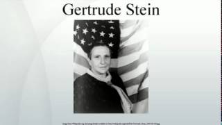 Gertrude Stein
