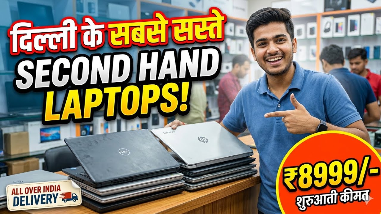 सबसे सस्ते Second Hand Laptops in Delhi | Starting From Only 8999/- | All Over India Delivery