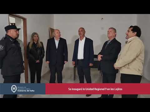 Inauguraron la Unidad Regional 9 de la Policía en Las Lajitas
