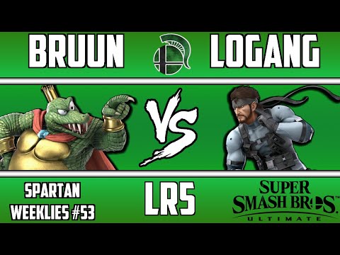 Spartan Weeklies #53, LR5: Bruun(King K Rool) vs Logang(Snake)