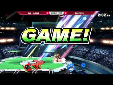 VS Weekly 12/27/18 - Winners Semis - AMG | 8BitMan (ROB) vs Morpheus (Mega Man) - SSBU