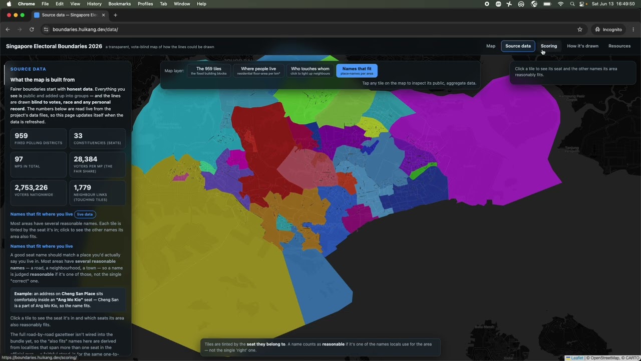 Electoral Boundaries project preview