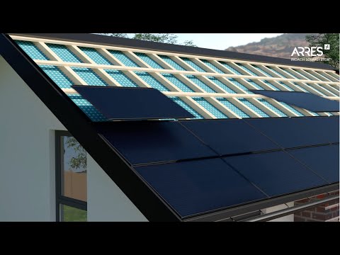 Arres Indach Solarsystem Montageanimation