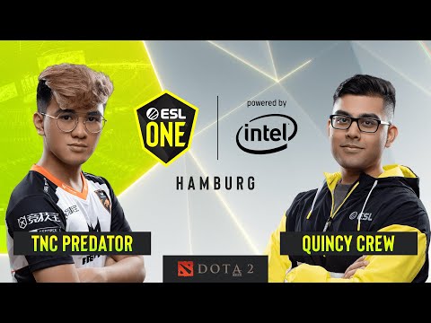 Dota2 - TNC Predator vs. Quincy Crew - Game 1 - Group B - ESL One Hamburg 2019