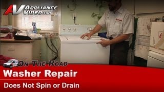 Whirlpool Washer Repair - Does Not Spin or Drain - Switch