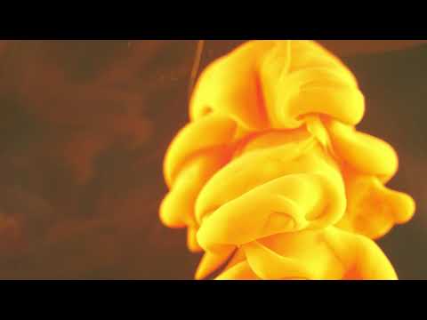 9Hz Binaural Beats Alpha Waves Peaceful Relaxed Daydream - No Music - Hypnotizing Ink In Water