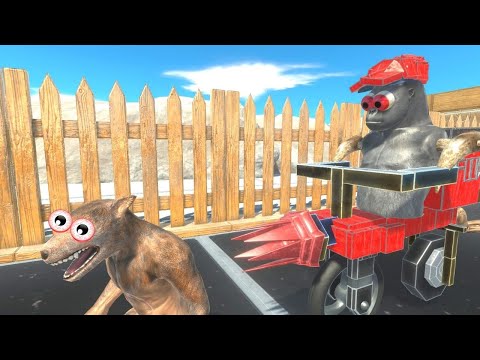 CRAZY DELIVERY MONKEY  -  ANIMAL REVOLT BATTLE SIMULATOR