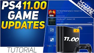 How to Update your Retail Disc Games on the 11.00 PS4 Jailbreak