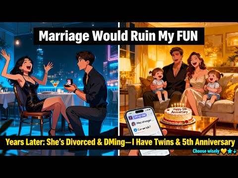 "Marriage Would Ruin My Fun," She Giggled When I Proposed. I Withdrew the Ring and Vanished...