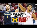 Michigan DOMINATES Indiana behind Hunter Dickinson's 25 points | CBS Sports HQ