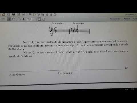 254. Harmonia funcional : aula 5 - Identificando a escala maior pela armadura