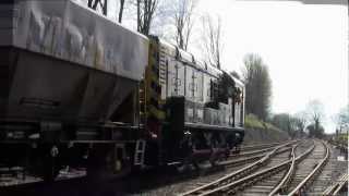 preview picture of video 'D4095 leaves station - 25 March 2012'