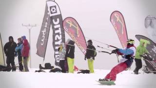 preview picture of video 'Abertamy Snowkite Open 2015'