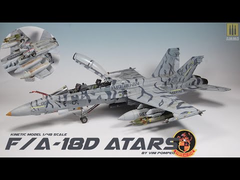 Building the 1/48 Kinetic Model F/A-18D ATARS  VMAF(AW)-242 Bengals