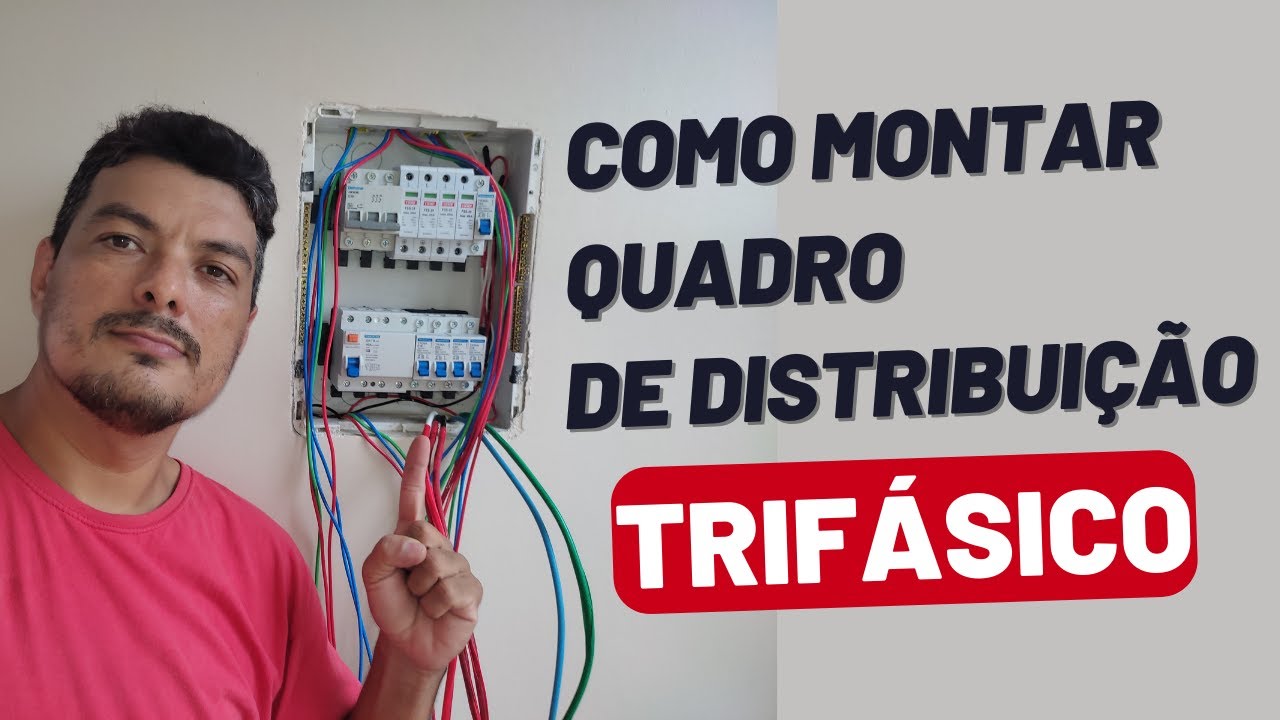 Como Montar Quadro de Distribuição Trifásico - Completo com DPS e IDR