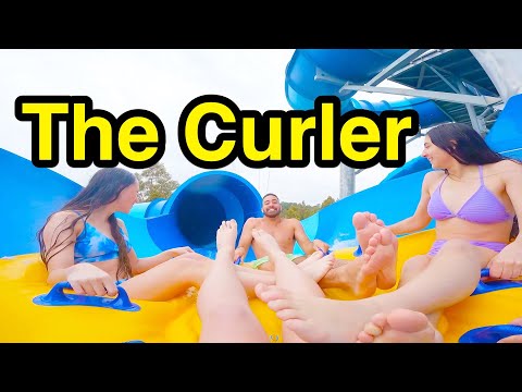 The Curler Water Slide POV - Raging Waters Sydney Prospect, Australia