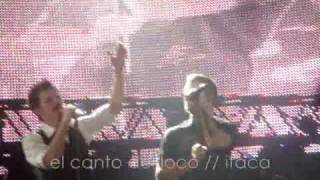 No Puedo Vivir Sin Ti. El Canto del Loco + Koke Malla. Palau Sant Jordi. 19/12/09.