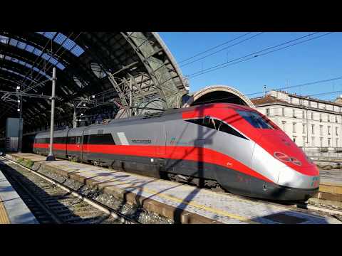 🇮🇹 4K UltraHD Frecciarossa ETR500-39 with train AV 9521 Torino-Napoli