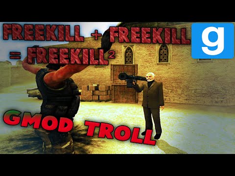 Gmod DarkRP TROLL : FREEKILL + FREEKILL = FREEKILL²