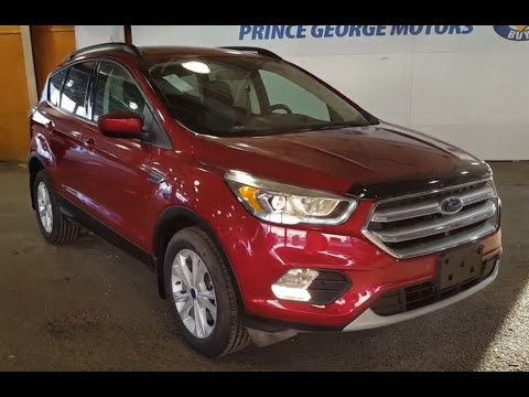 2017 Red Ford Escape 4x4 SE Review | Prince George Motors