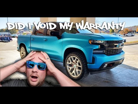 Will installing aftermarket parts void the factory warranty on your car or truck