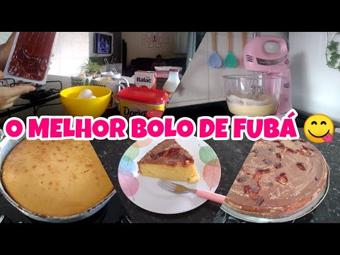 A MELHOR RECEITA DE BOLO DE FUBÁ DO YOUTUBE!