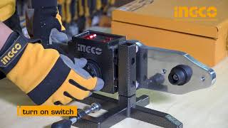 How to use INGCO plastic tube welding tools