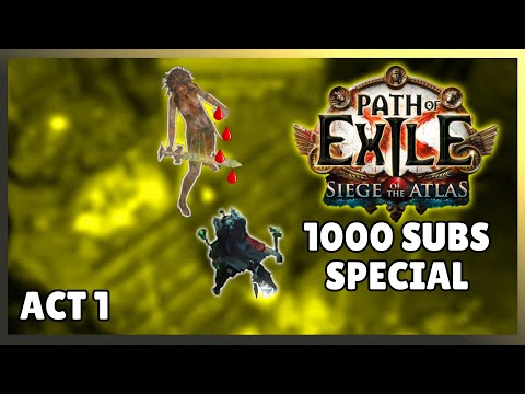 BLADESTORM BLEED GLADIATOR Build Leveling | Path of Exile | Act 1 Levelling