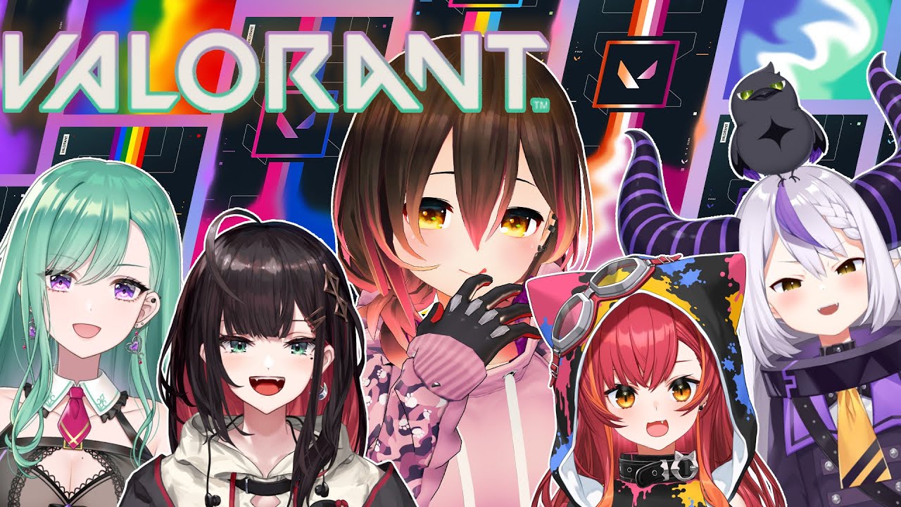 【valorant】女のフルパアンレートサマー💕 w/ラプラス・八雲べに・猫汰つな・緋月ゆい【ホロライブ/ #ロボ子生放送】