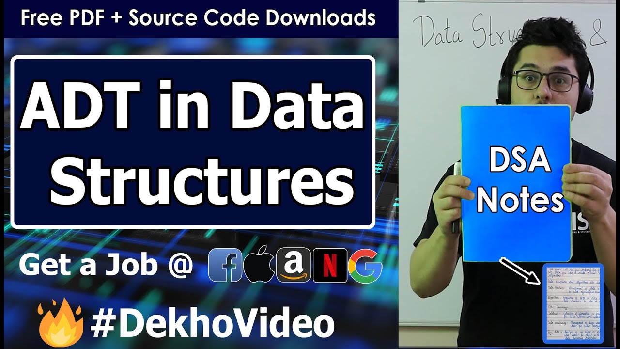 Video thumbnail for Arrays and Abstract Data Type in Data Structure (With Notes)
