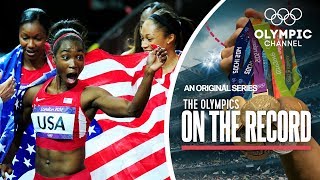 USA breaks 4x100M Women