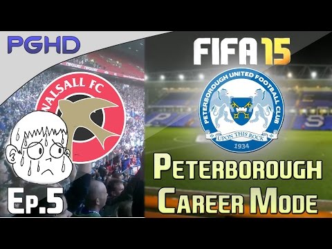 FIFA 15 - Peterborough RTG Career Mode Ep.5 - WALSALL OP!