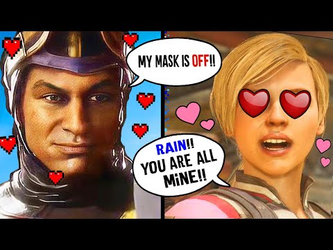 MK11 - RAIN FLIRTY INTROS & ROAST INTROS Vs Female Kombatants - Mortal kombat 11 Rain Intros