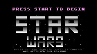 STAR WARS - THE ARCADE GAME !!!  ATARI 800 XL - 80´S NOSTALGIA