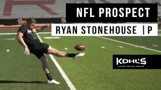 Ryan Stonehouse // NFL Draft Eligible Punter // Kohl's Kicking Camps