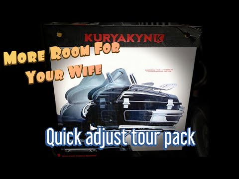KURYAKYN QUICK ADJUST TOUR PACK Relocator INSTALL-For Harley Davidson