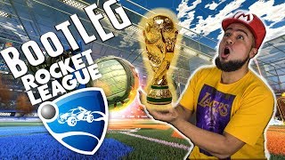 PLAYING BOOTLEG ROCKET LEAGUE! WINNING THE 4X4 SOCCER WORLD CUP! LAST SECOND GOAL VS MEXICO IN FINAL